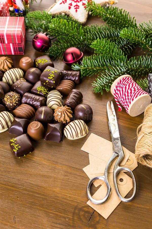 Weihnachtspakete - cadeau de Noël image libre de droits