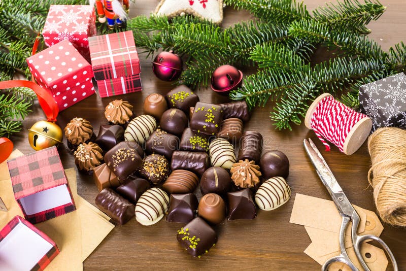 Weihnachtspakete - cadeau de Noël photos libres de droits