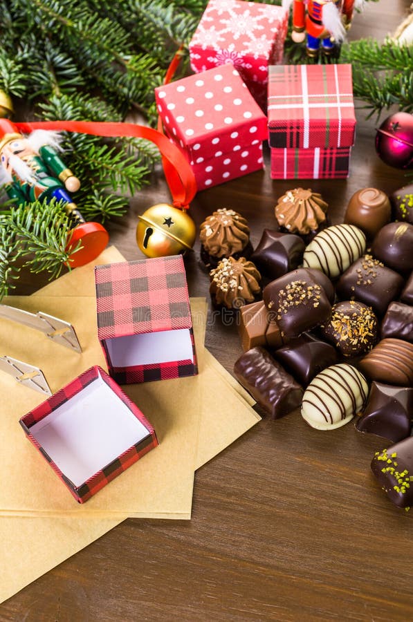 Weihnachtspakete - cadeau de Noël photo stock