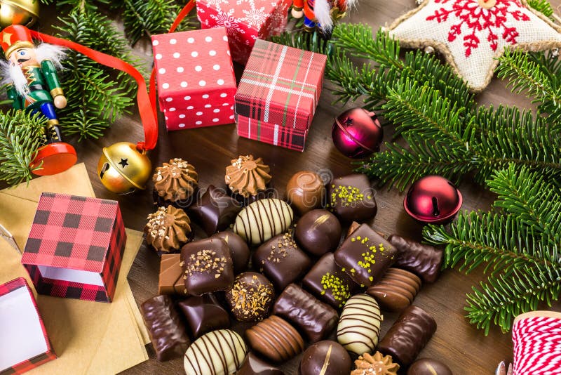 Weihnachtspakete - cadeau de Noël photographie stock