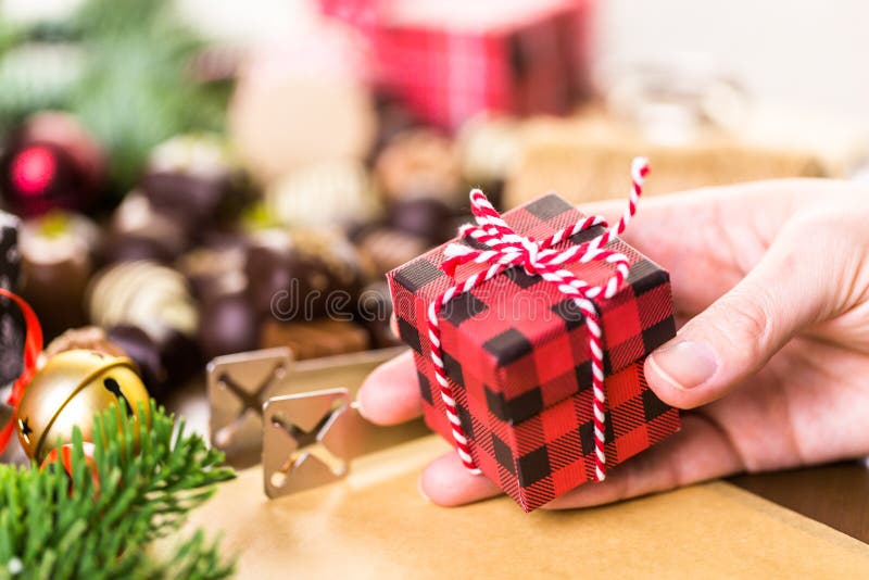 Weihnachtspakete - cadeau de Noël images libres de droits