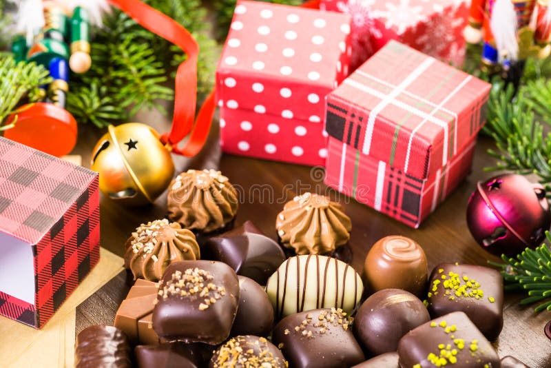 Weihnachtspakete - cadeau de Noël photographie stock