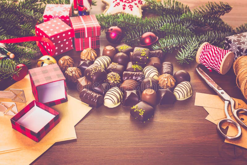 Cadeaux de Noël images libres de droits