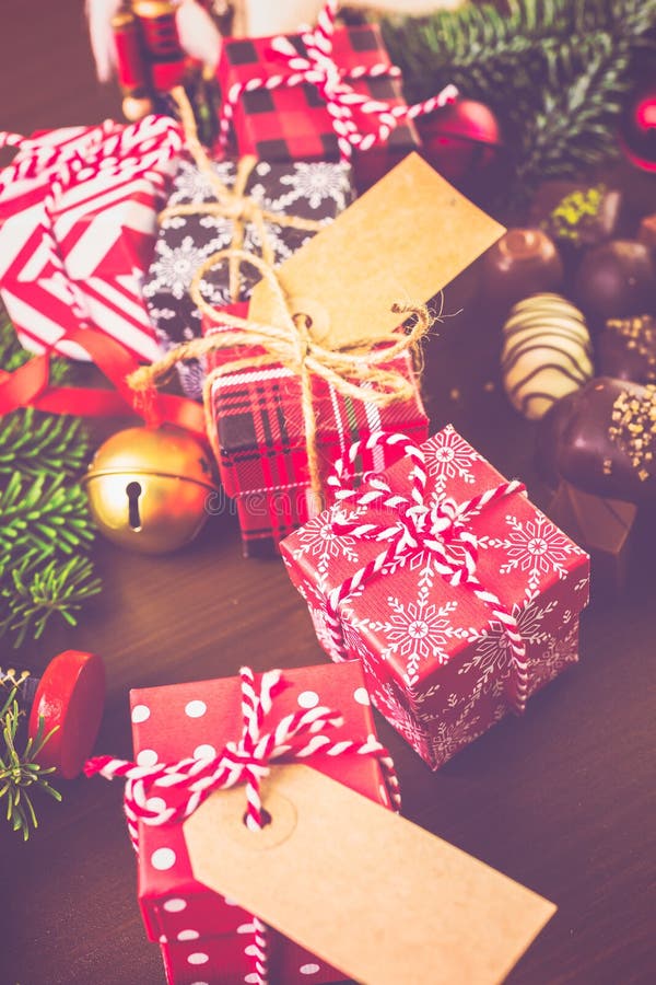 Weihnachtspakete - cadeau de Noël photo libre de droits