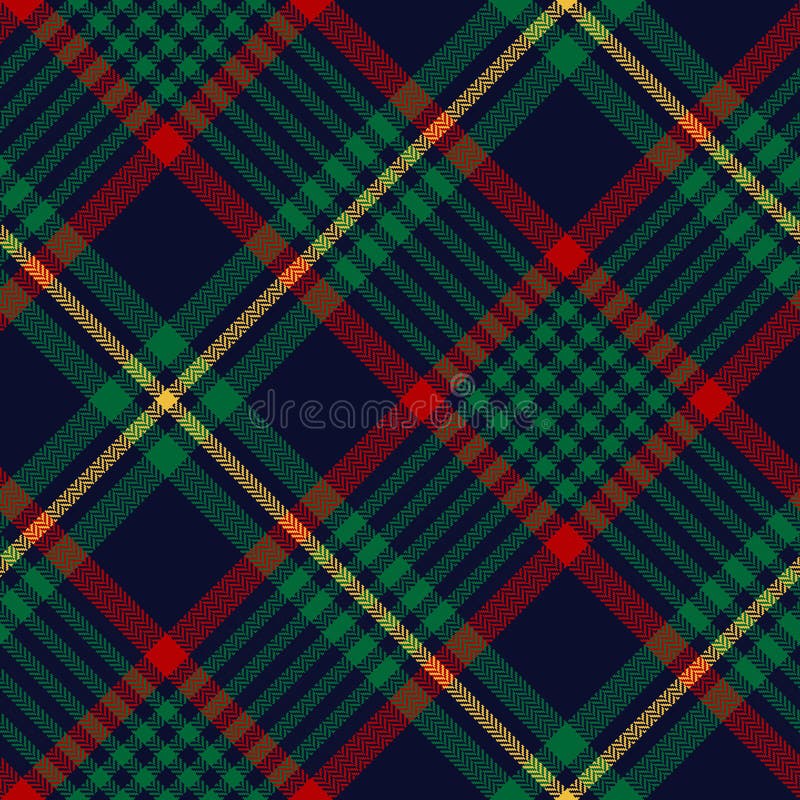 Christmas tartan plaid pattern in red, green, yellow, dark blue. Seamless New Year herringbone textured check plaid for duvet cover, blanket, skirt, tablecloth, or other textile print. Christmas tartan plaid pattern in red, green, yellow, dark blue. Seamless New Year herringbone textured check plaid for duvet cover, blanket, skirt, tablecloth, or other textile print.