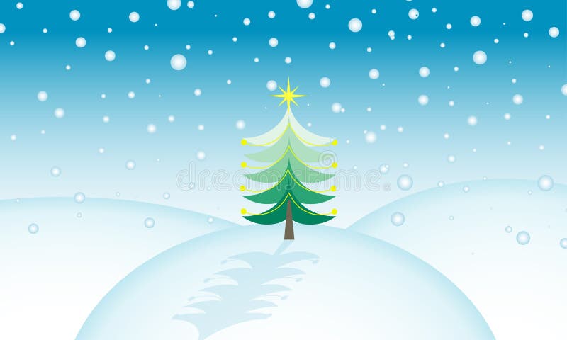 Weihnachtsszene lizenzfreie abbildung Weihnachtsszene lizenzfreie abbildung
