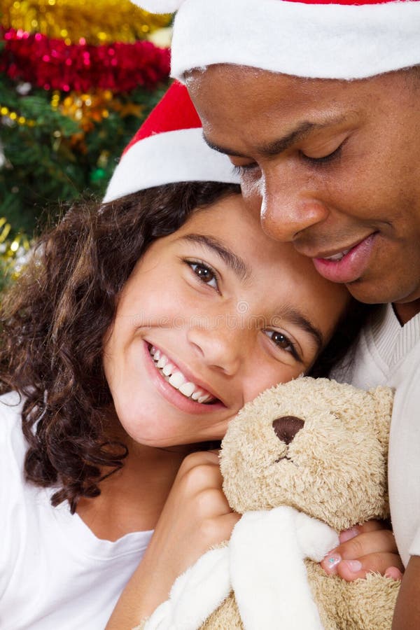 Weihnachtsvatimädchen lizenzfreie stockfotografie Weihnachtsvatimädchen lizenzfreie stockfotografie