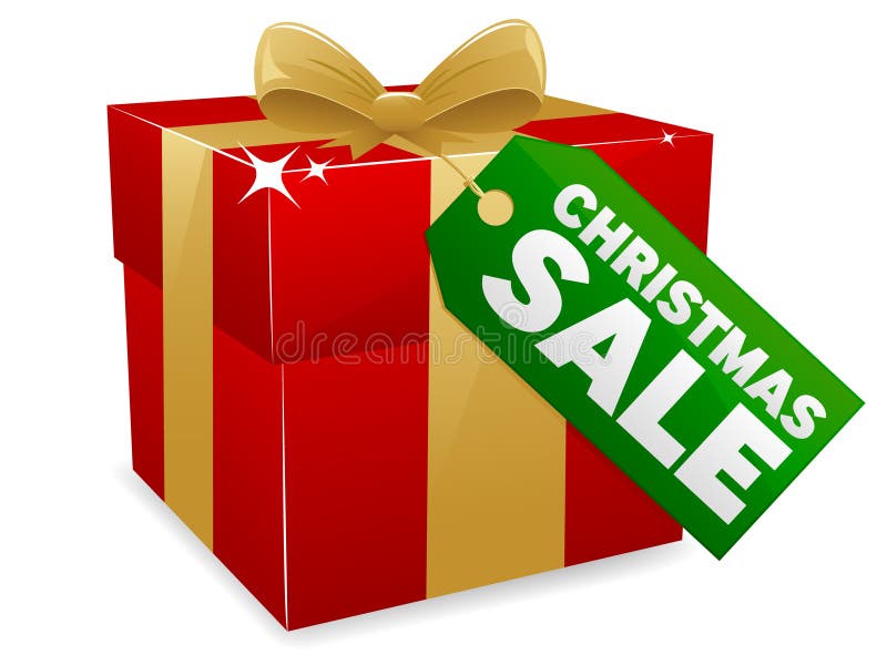 Weihnachtsverkauf stock abbildung Weihnachtsverkauf stock abbildung