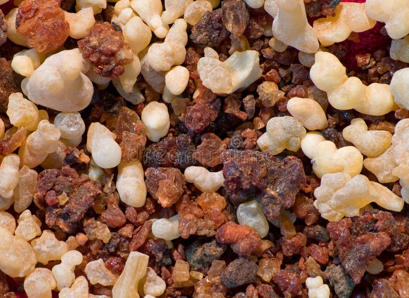 Close-up of frankincense and myrrh. Close-up of frankincense and myrrh