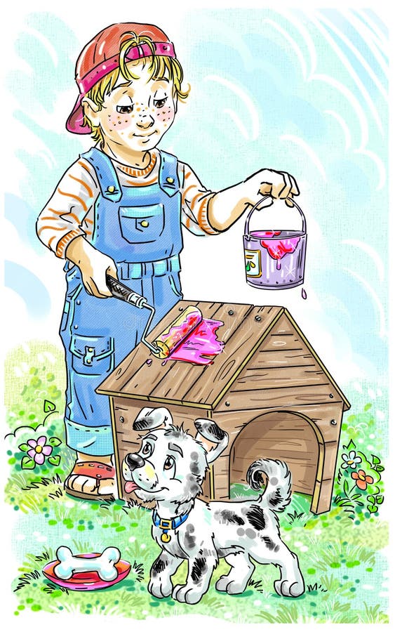 Weinig schilder stock illustratie Weinig schilder stock illustratie