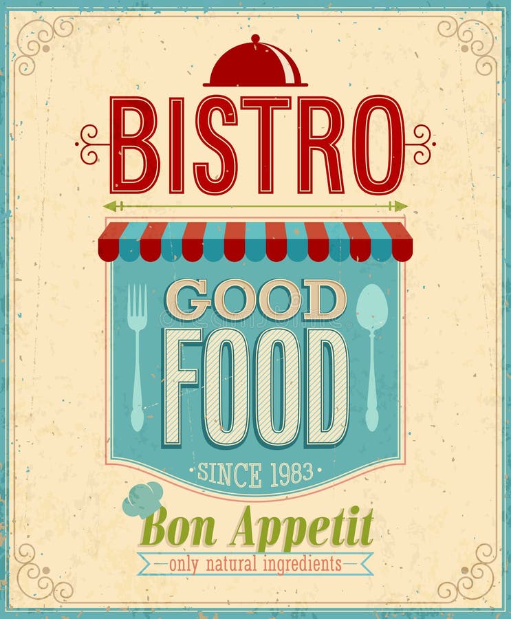 Weinlese-Bistro-Plakat. Weinlese-Bistro-Plakat.