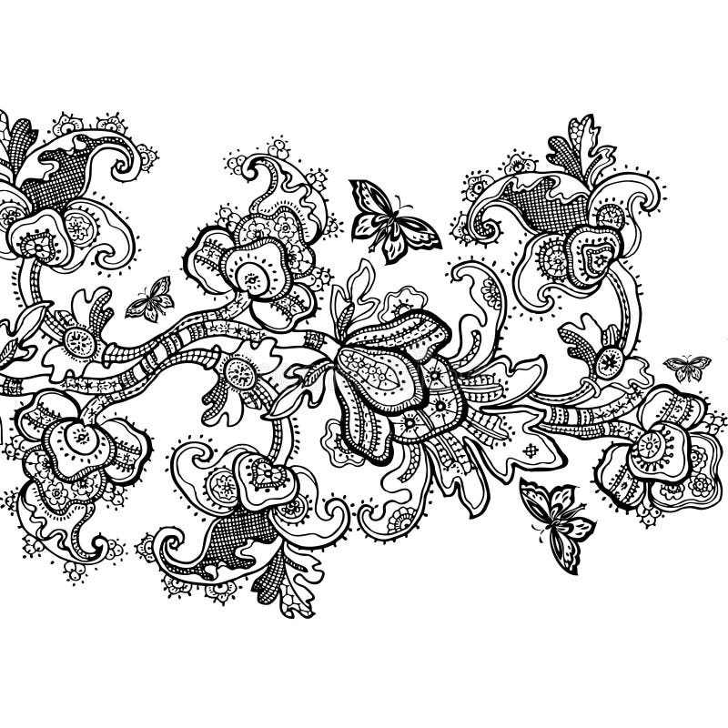 Weinlese-Blumeneinklebebuch-Hintergrund