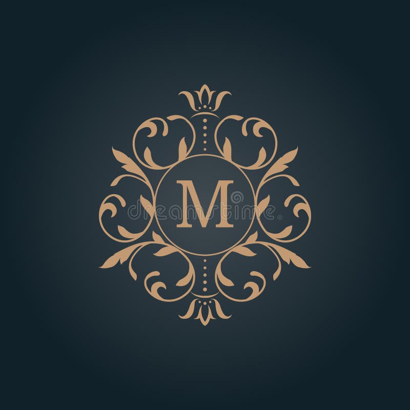 Elegant floral monogram design template for one or two letters . Wedding monogram. Calligraphic elegant ornament. Business sign, monogram identity for restaurant, boutique, hotel, heraldic, jewelry. Elegant floral monogram design template for one or two letters . Wedding monogram. Calligraphic elegant ornament. Business sign, monogram identity for restaurant, boutique, hotel, heraldic, jewelry.