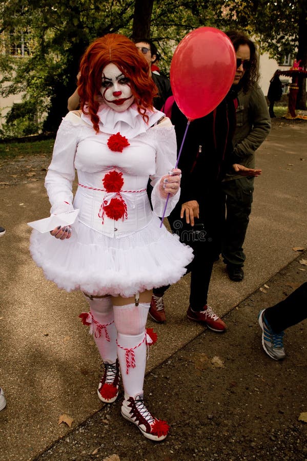 Weird Clown at Lucca Comics and Games 2017 Editorial Stock Photo ...