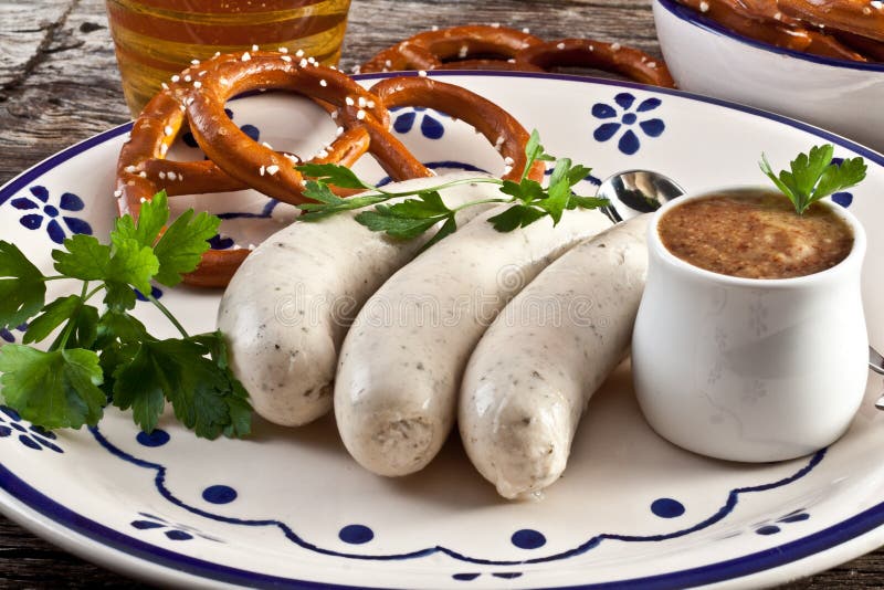 Weisswurst stock image. Image of sausage, traditions - 21936063