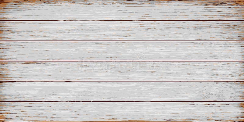Weiß, graue hölzerne Beschaffenheit, alte gemalte Planken vektor abbildung