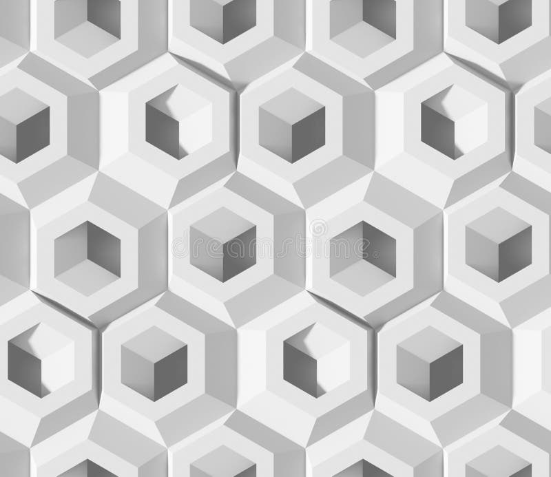 Weiß schattiertes abstraktes geometrisches Muster Origamipapierart Hintergrund der Wiedergabe 3D vektor abbildung Weiß schattiertes abstraktes geometrisches Muster Origamipapierart Hintergrund der Wiedergabe 3D vektor abbildung