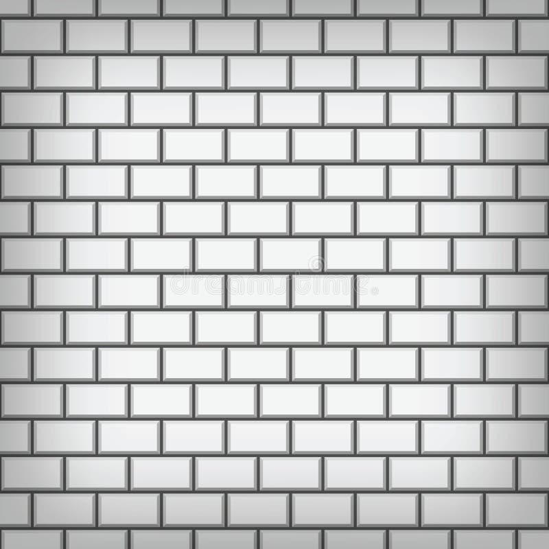 Weiße Backsteinmauervektorkunst stock abbildung Weiße Backsteinmauervektorkunst stock abbildung