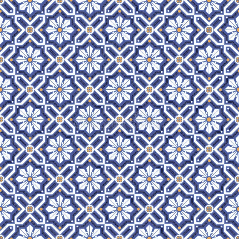 Weiße Blumen in der nahtlosen geometrischen Verzierung der Rauten stock abbildung Weiße Blumen in der nahtlosen geometrischen Verzierung der Rauten stock abbildung