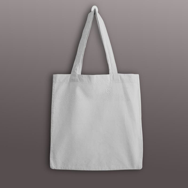 Weiße leere Baumwolle-eco Einkaufstasche, Designmodell
