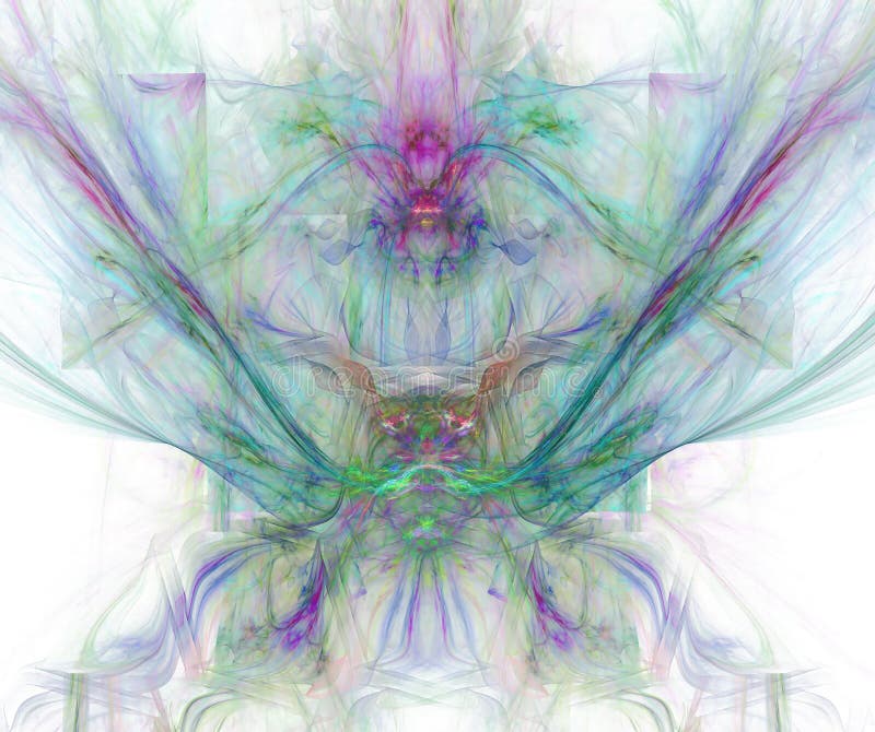 Weißer abstrakter Hintergrund mit gebogener Orchideenblumenbeschaffenheit stift stock abbildung Weißer abstrakter Hintergrund mit gebogener Orchideenblumenbeschaffenheit stift stock abbildung