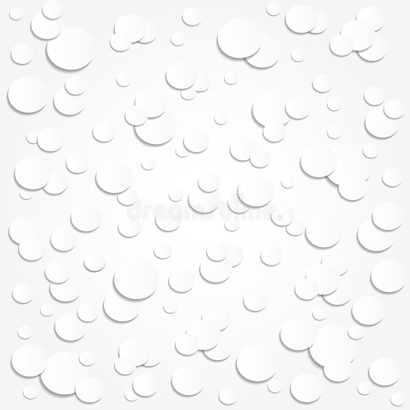 Weißer kühler Hintergrund der nahtlosen abstrakten Vektorpapier-Kunst mit Ci vektor abbildung Weißer kühler Hintergrund der nahtlosen abstrakten Vektorpapier-Kunst mit Ci vektor abbildung