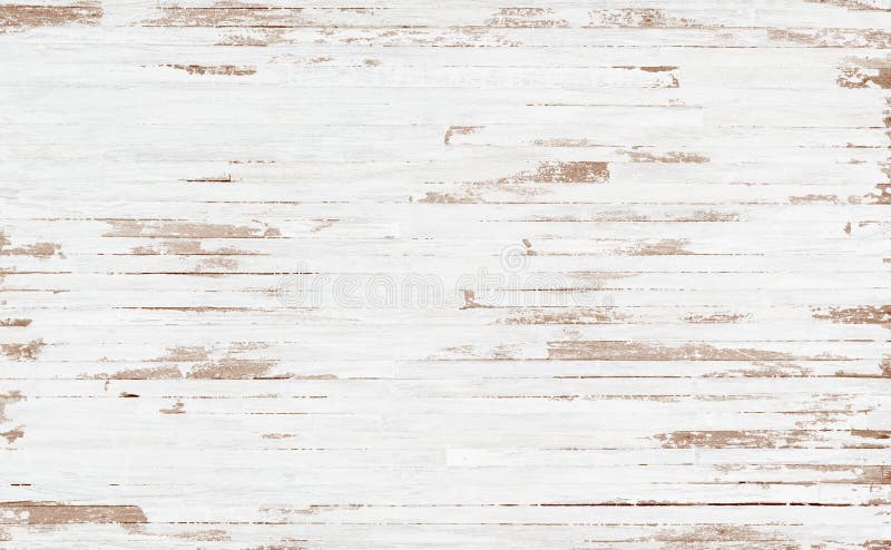 Weißer rustikaler hölzerner Beschaffenheitshintergrund. Draufsichthintergrund von hellen rostigen Holz Planken. Schmutz der verwit