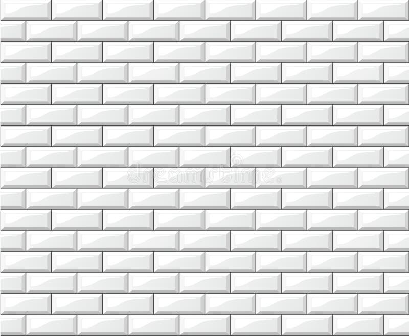 Weißes Fliesenwand-Hintergrunddesign lizenzfreie abbildung Weißes Fliesenwand-Hintergrunddesign lizenzfreie abbildung