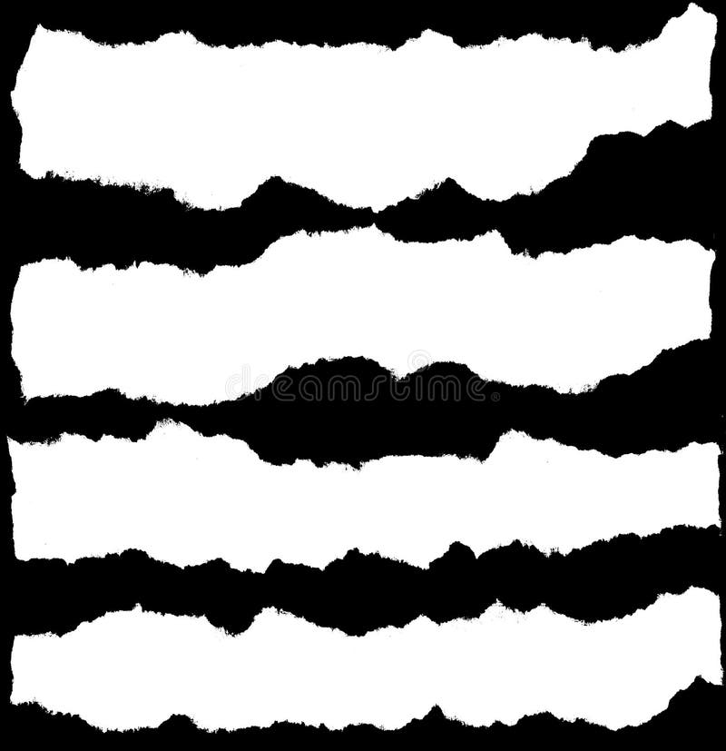 Weißes heftiges Papier auf Schwarzem vektor abbildung Weißes heftiges Papier auf Schwarzem vektor abbildung