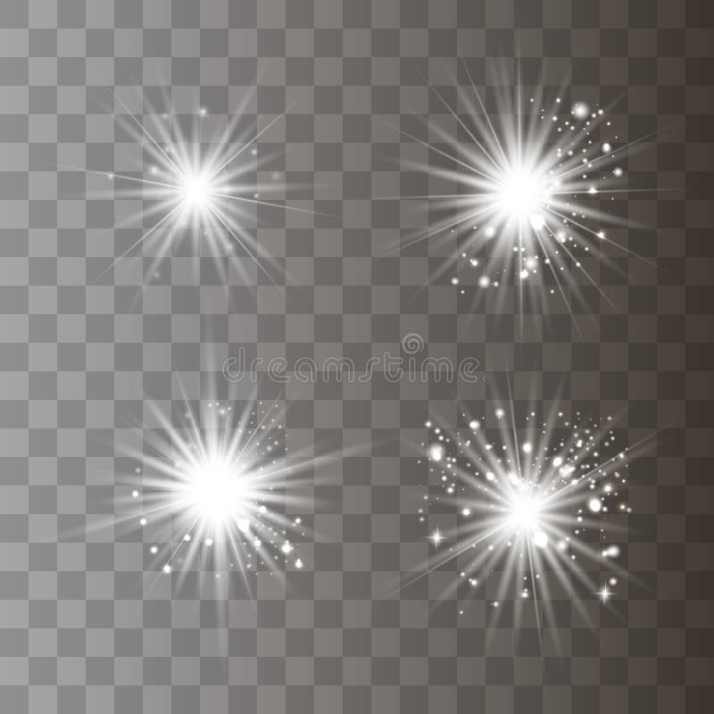 Weißes Licht mit Staub lizenzfreies stockfoto