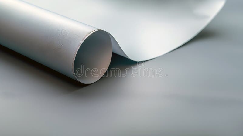 Weißpapier auf grauer Oberfläche stock abbildung
