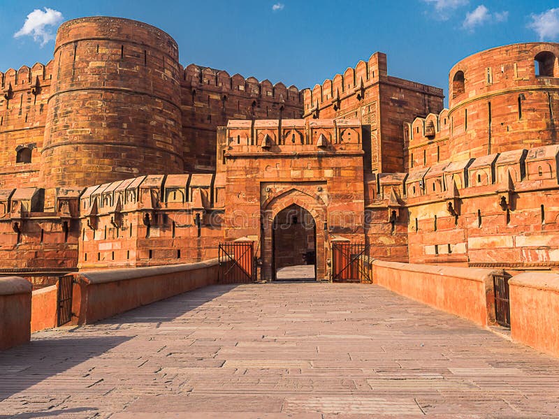 Wejście Agra fort fotografia stock Wejście Agra fort fotografia stock