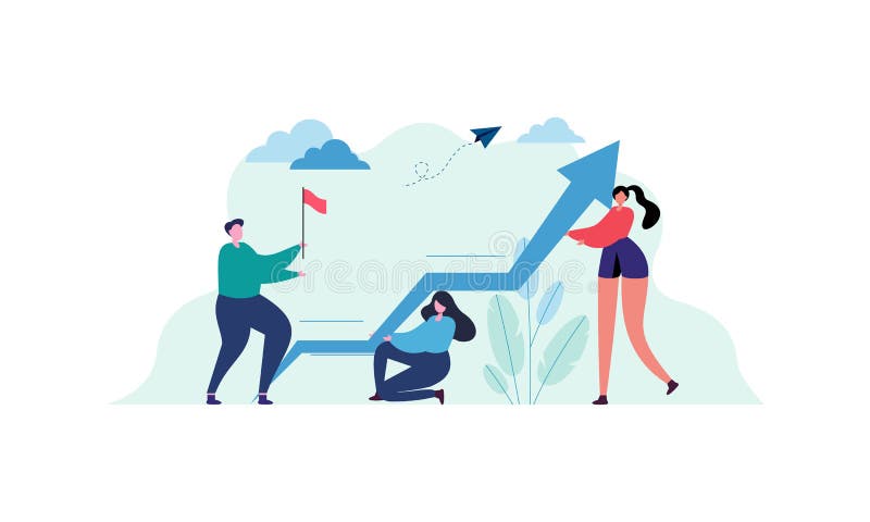 Wektor ilustracji koncepcji dobrego zespołu ilustracji