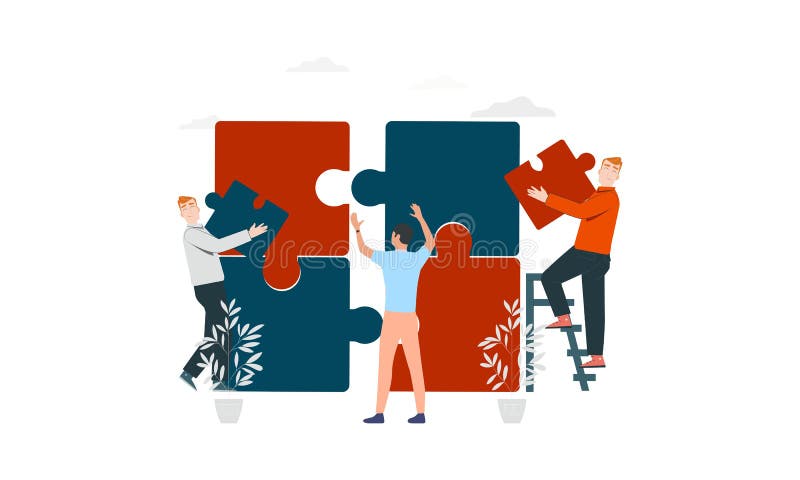 Wektor ilustracji koncepcji dobrego zespołu ilustracji