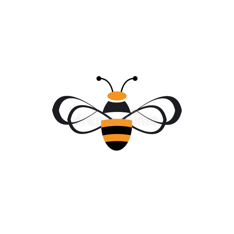 Wektor szablonów logo pszczół ilustracji