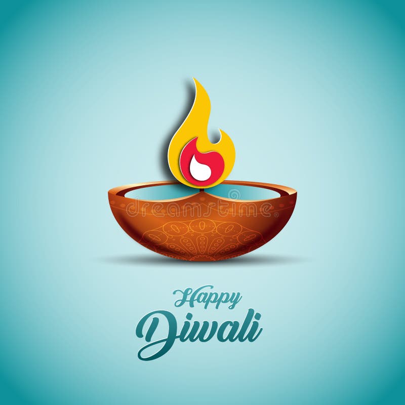 Wektorowa ilustracja na temacie tradycyjny świętowanie Diwali ilustracja wektor Wektorowa ilustracja na temacie tradycyjny świętowanie Diwali ilustracja wektor