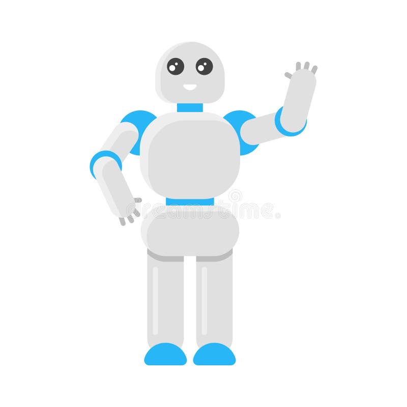 Wektorowa mieszkanie stylu ilustracja Japoński robot royalty ilustracja Wektorowa mieszkanie stylu ilustracja Japoński robot royalty ilustracja