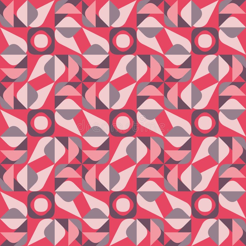 Wektorowej Bezszwowej Geometrycznej Kwadratowej trójboka okręgu kształtów Brown dębnika koloru Czerwonej kołderki Etniczny wzór ilustracja wektor Wektorowej Bezszwowej Geometrycznej Kwadratowej trójboka okręgu kształtów Brown dębnika koloru Czerwonej kołderki Etniczny wzór ilustracja wektor
