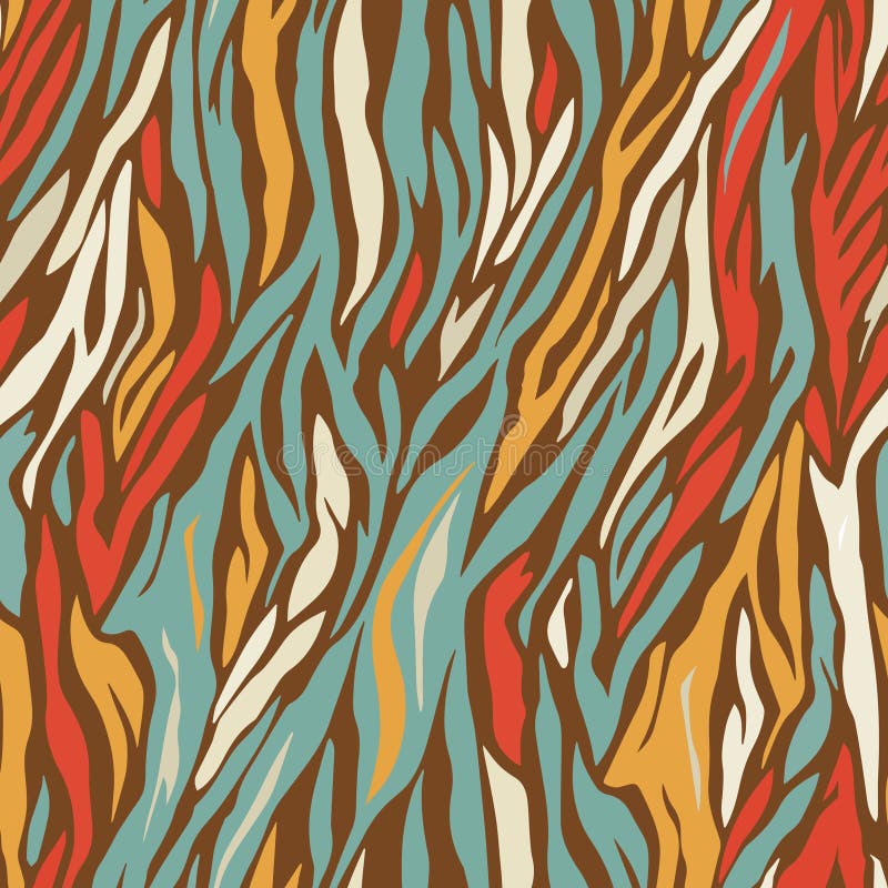 Wektorowy geometryczny bezszwowy zebra wzoru projekt ilustracji Wektorowy geometryczny bezszwowy zebra wzoru projekt ilustracji