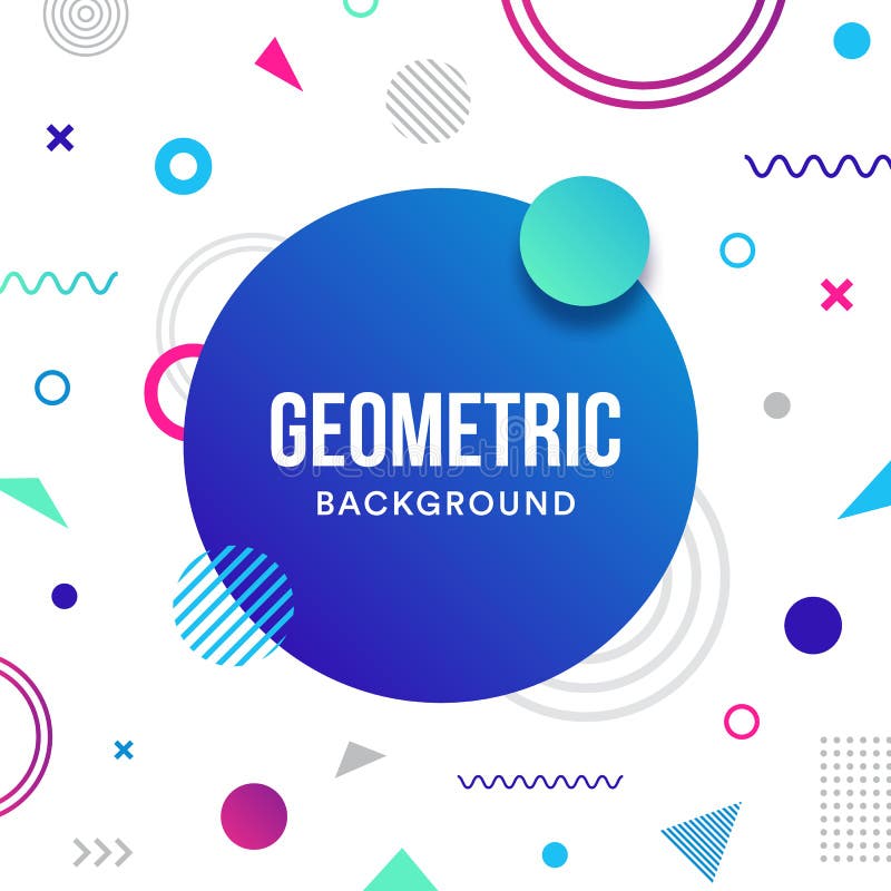 Wektorowy geometryczny zaokrąglony tło ilustracja wektor Wektorowy geometryczny zaokrąglony tło ilustracja wektor