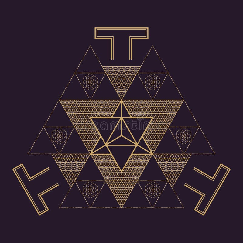 wektorowy mandala geometrii święta ilustracja royalty ilustracja wektorowy mandala geometrii święta ilustracja royalty ilustracja