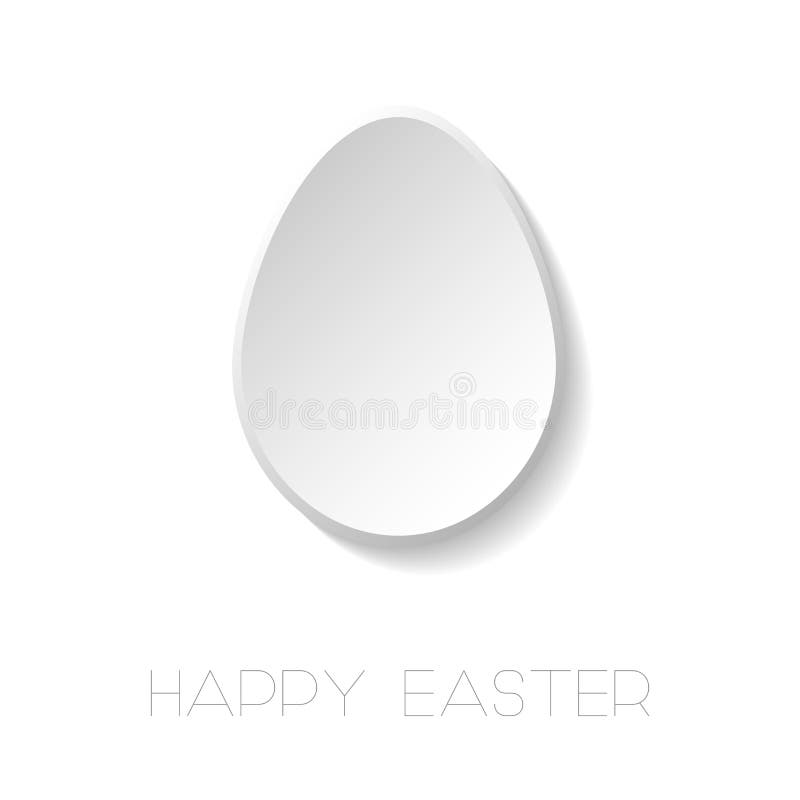 Wektorowy szczęśliwy Easter biały tło z papierowym origami jajkiem Wakacyjna kartka z pozdrowieniami, plakat, broszurka, pokrywa, ilustracji Wektorowy szczęśliwy Easter biały tło z papierowym origami jajkiem Wakacyjna kartka z pozdrowieniami, plakat, broszurka, pokrywa, ilustracji