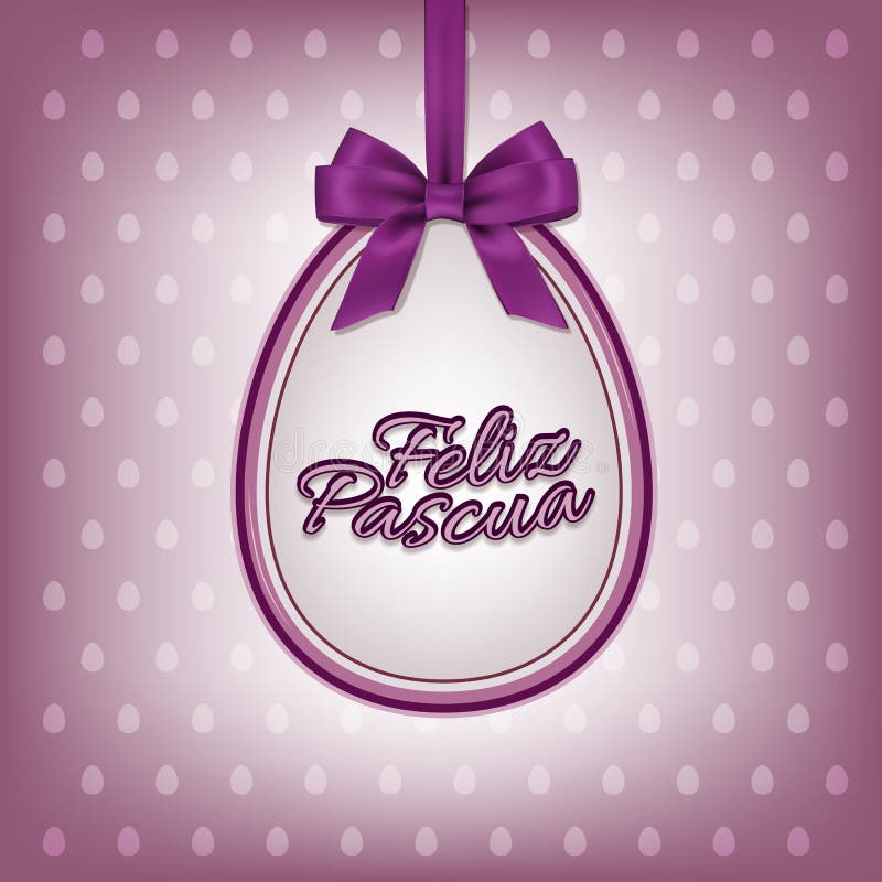 Wektorowy Szczęśliwy Wielkanocny kartka z pozdrowieniami szablon z hiszpańszczyzny Feliz Pascua tekstem ilustracja wektor Wektorowy Szczęśliwy Wielkanocny kartka z pozdrowieniami szablon z hiszpańszczyzny Feliz Pascua tekstem ilustracja wektor