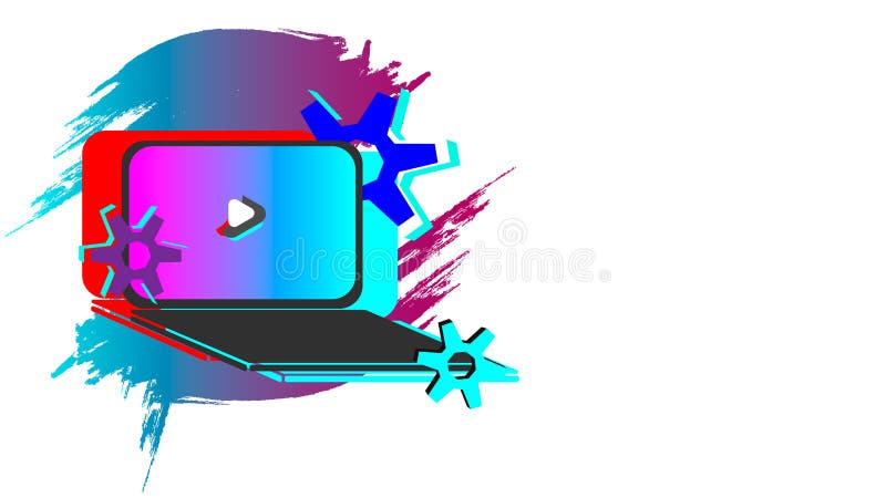Wektorowy wizerunek naprawianie laptopy ilustracji Wektorowy wizerunek naprawianie laptopy ilustracji