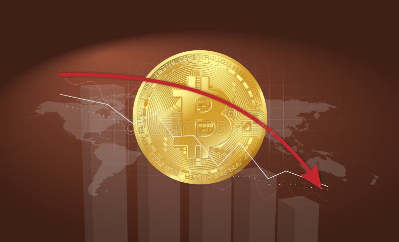 Wektorowy złocisty bitcoin ilustracja wektor Wektorowy złocisty bitcoin ilustracja wektor