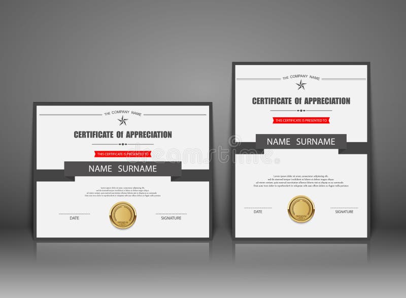 Vector certificate template ,Certificate of Completion Template. Vector certificate template ,Certificate of Completion Template