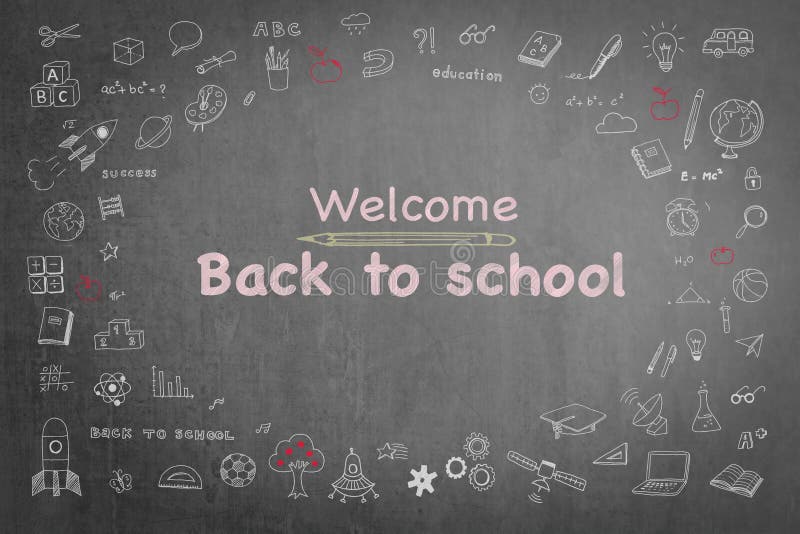Back To School, Educational Greeting Announcement for Students