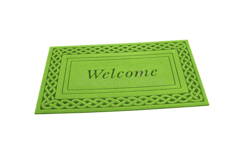Welcome Home Mat Isolated On A White Background. Stock Photo, Picture and  Royalty Free Image. Image 69330530.
