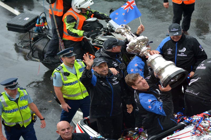 Welcome Home Team New Zealand and the America`s Cup 2017