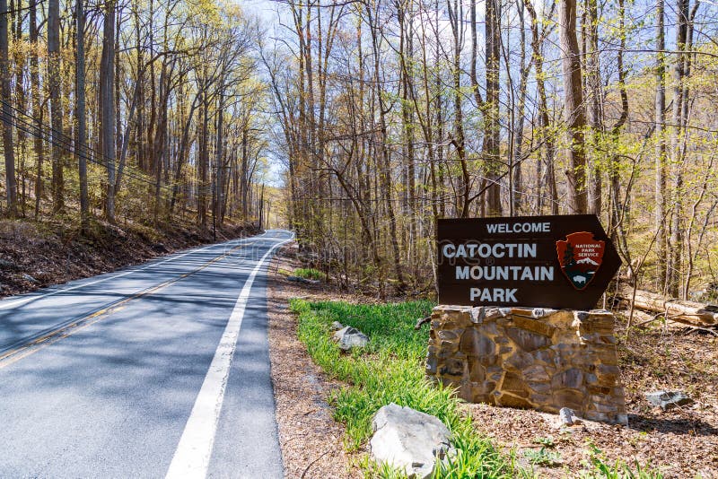 Welcome Sign for the Catoctin Mountain Park